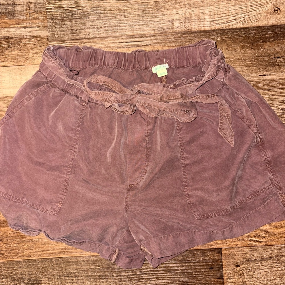 Aerie High Waist Mauve Shorts